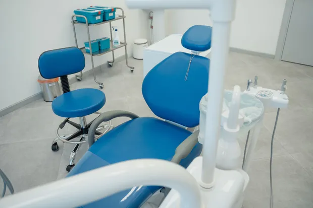 A dental operatory ready for the next patient